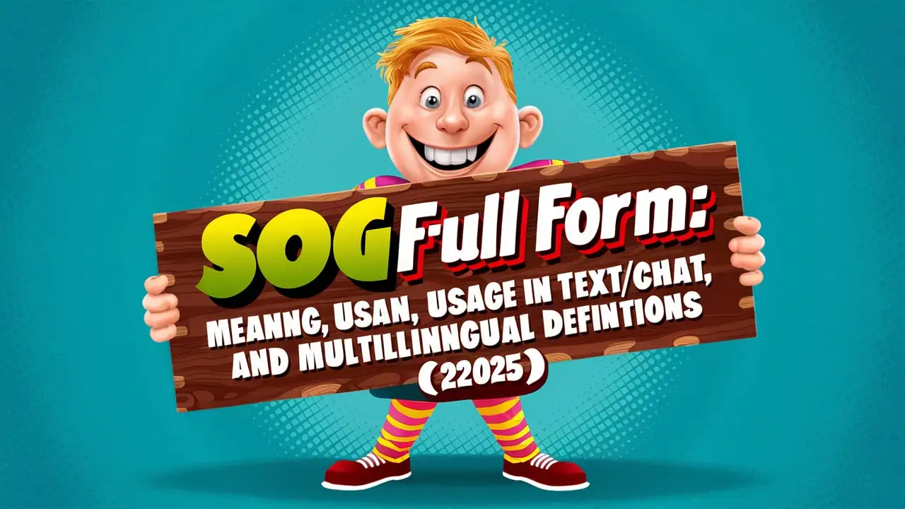SOG Full Form: Meaning, Usage in Text/Chat, and Multilingual Definitions (2025)