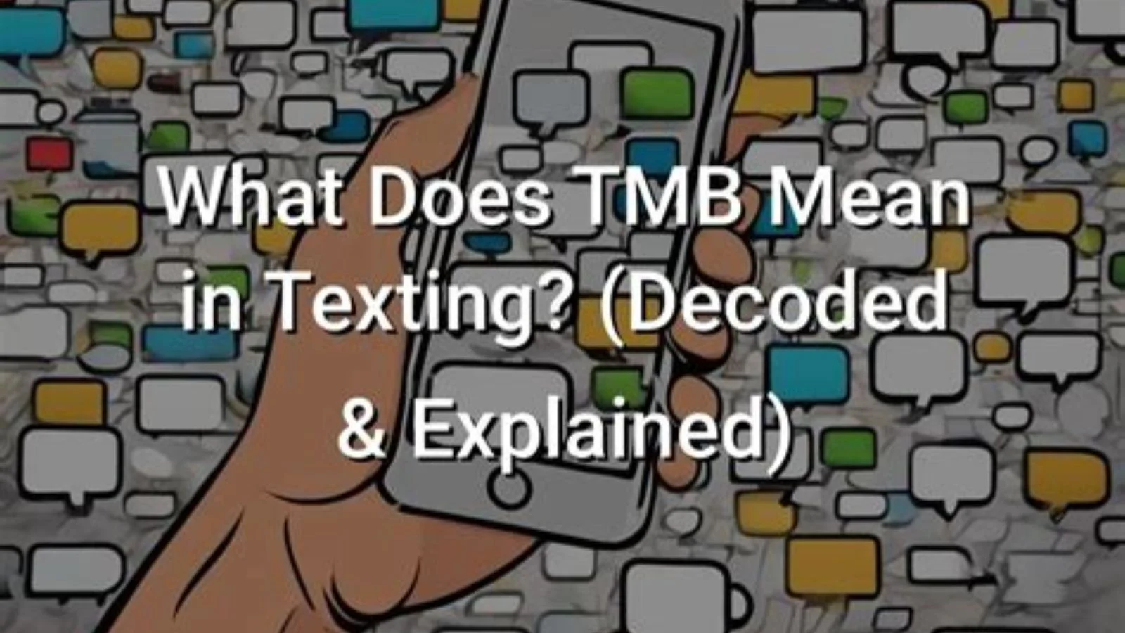 tmb meaning in text