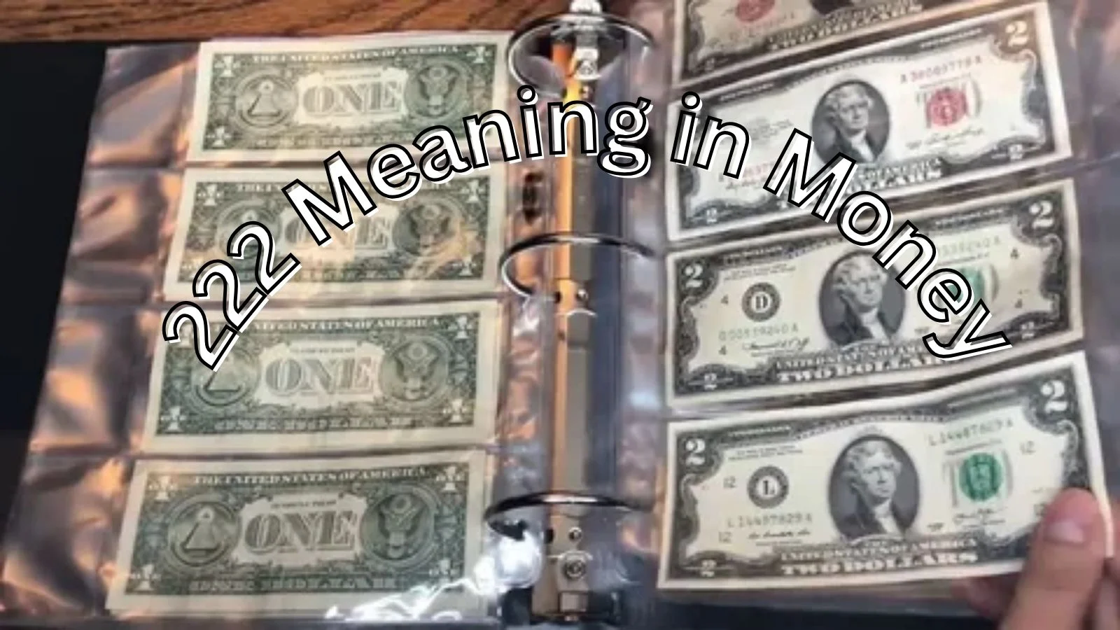 222 meaning in money