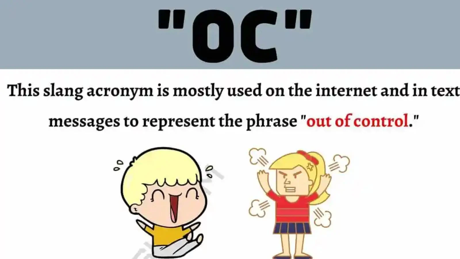 oc meaning in text