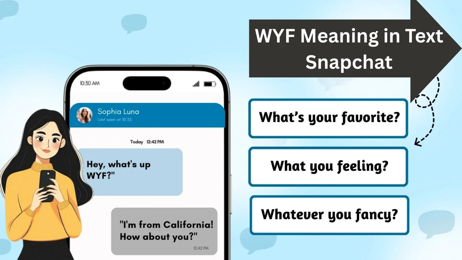 wyf meaning in text snapchat