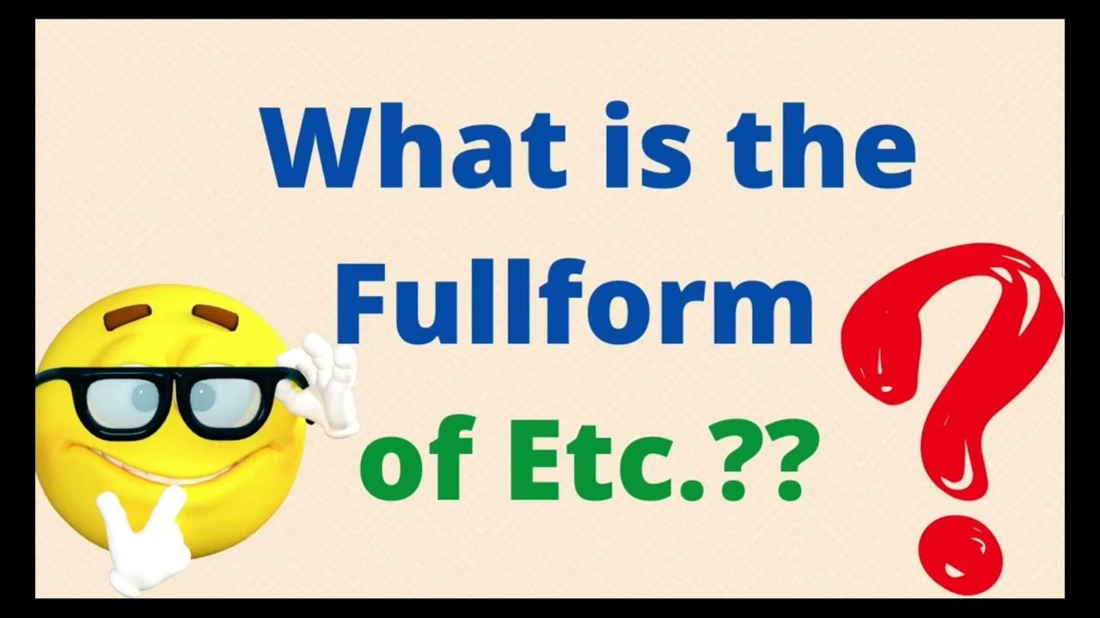 etc meaning