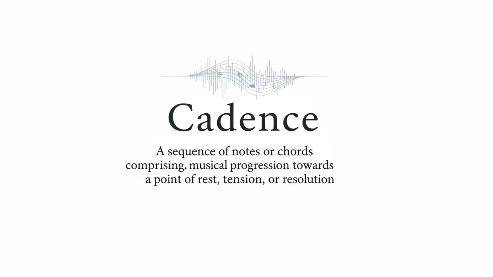 cadence meaning