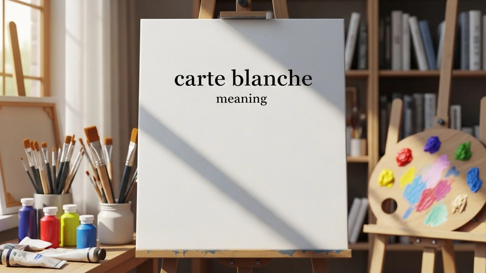 carte blanche meaning