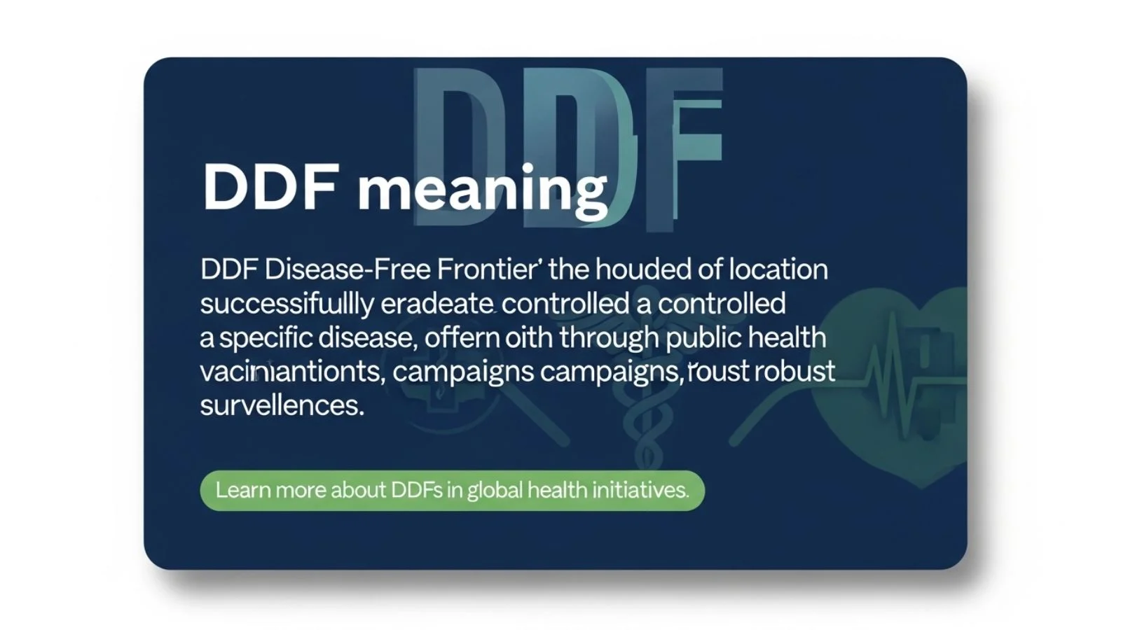 ddf meaning