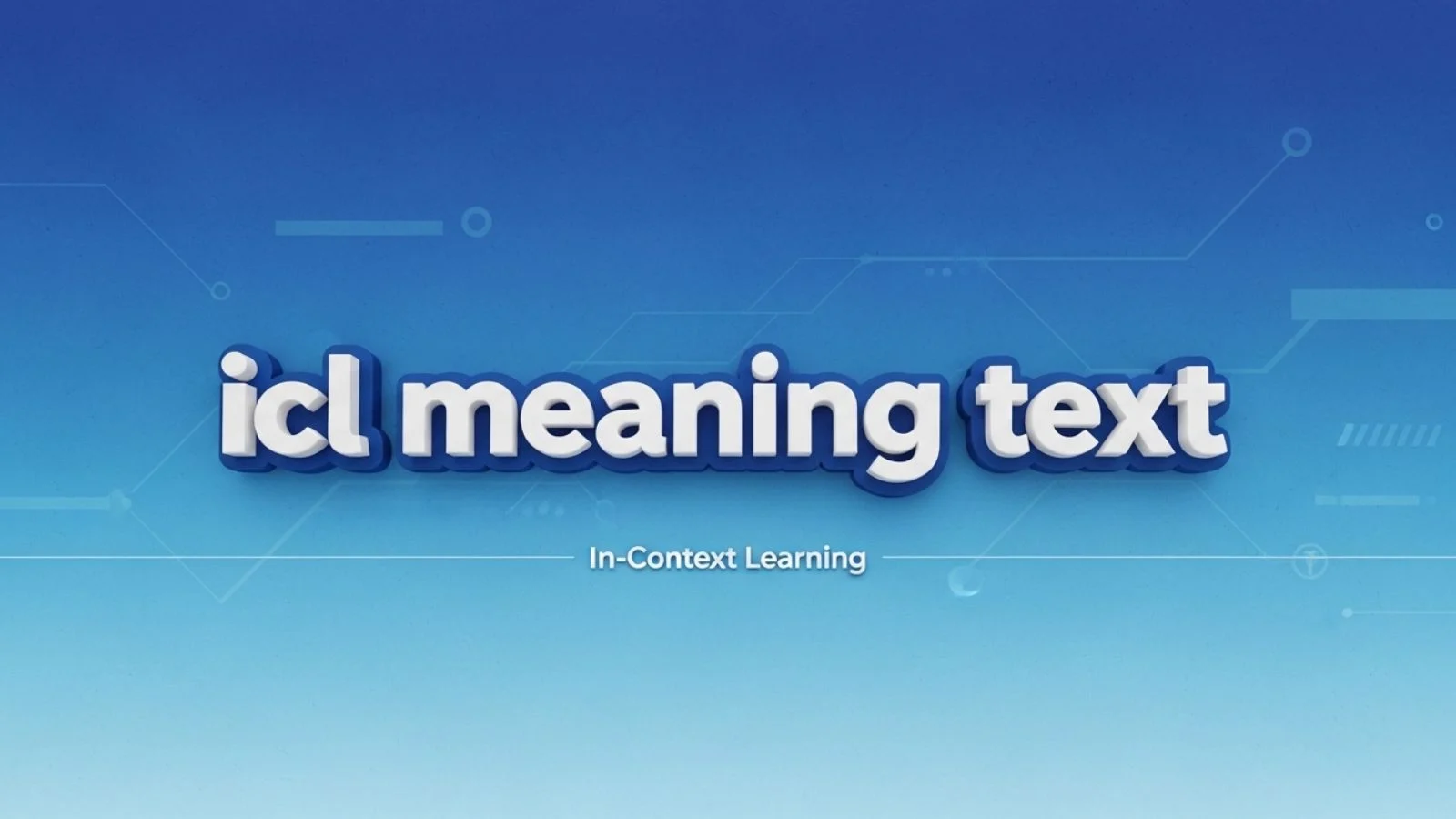 icl meaning text