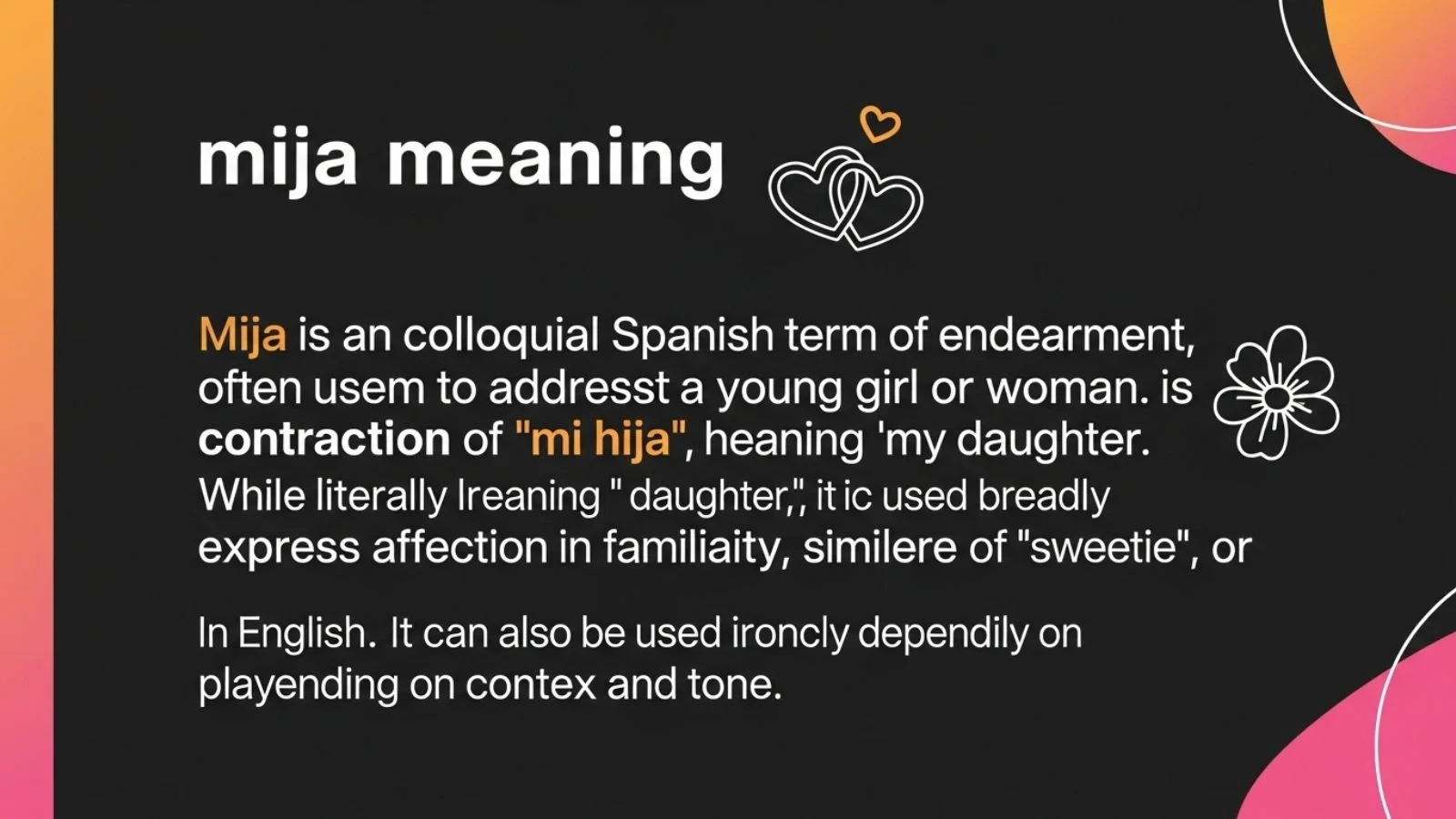 mija meaning
