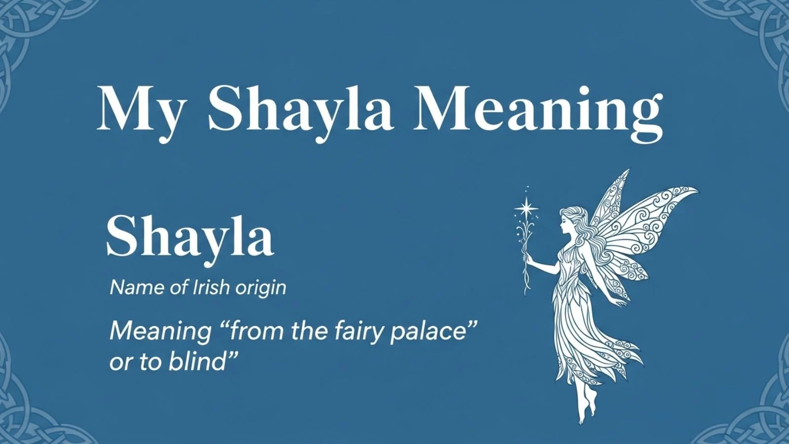 my shayla meaning