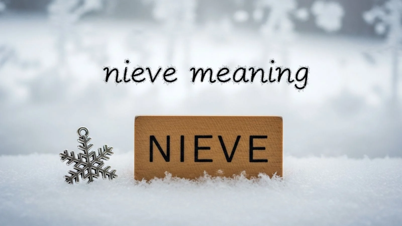 nieve meaning