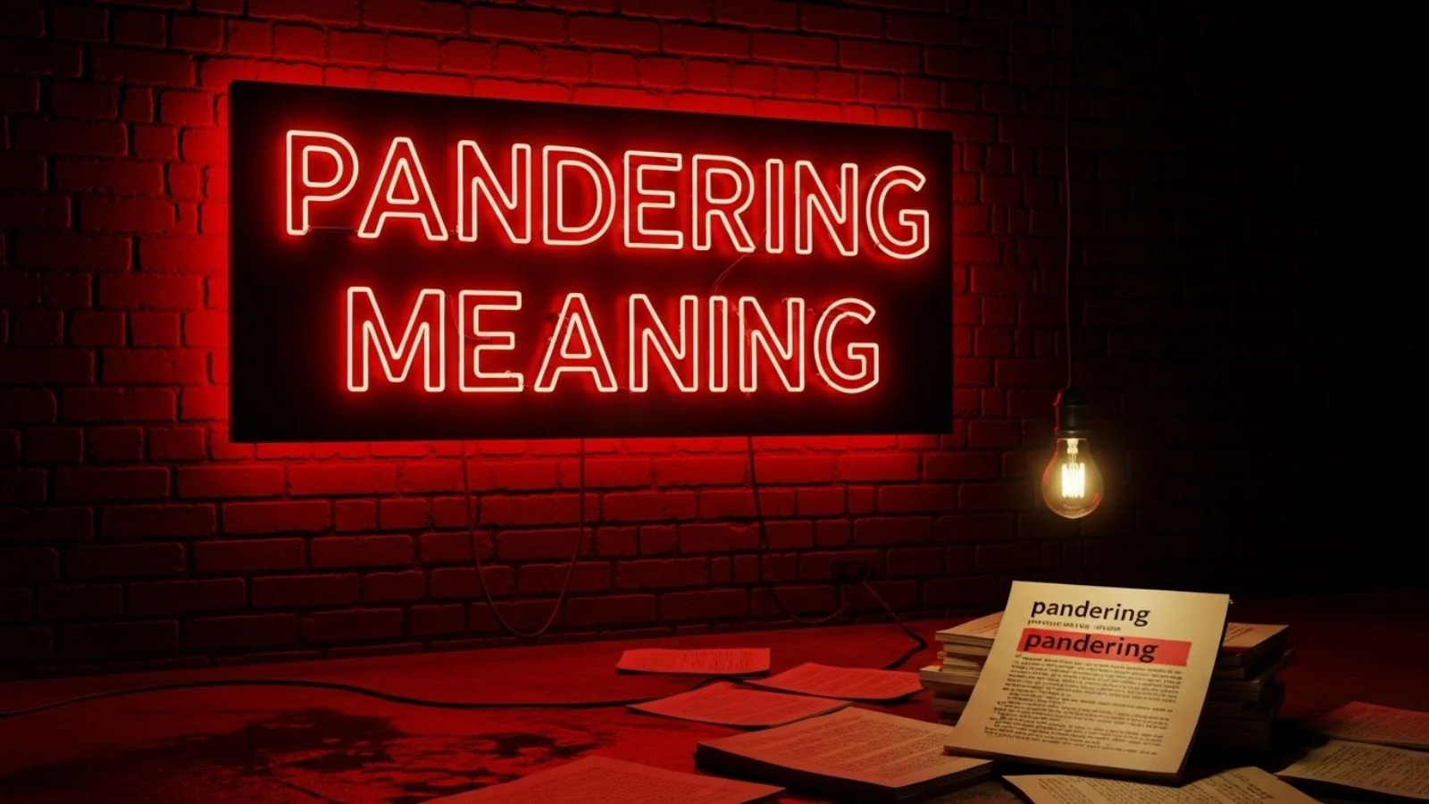 Pandering Meaning: Clear Definition, Examples, Origin, and Modern Usage (2026 Guide)