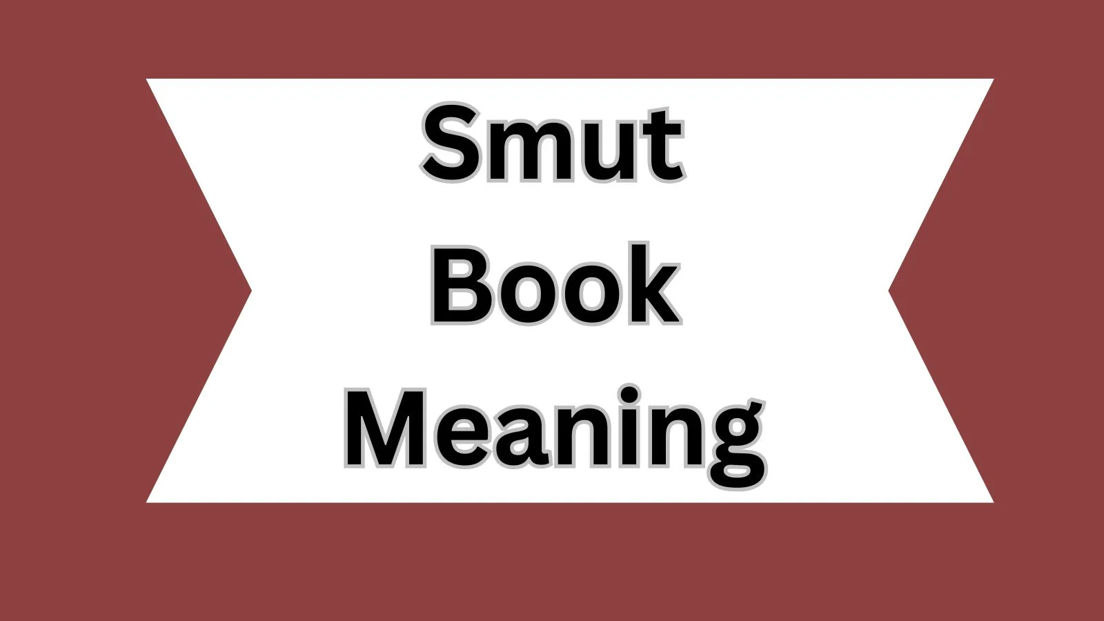 smut book meaning
