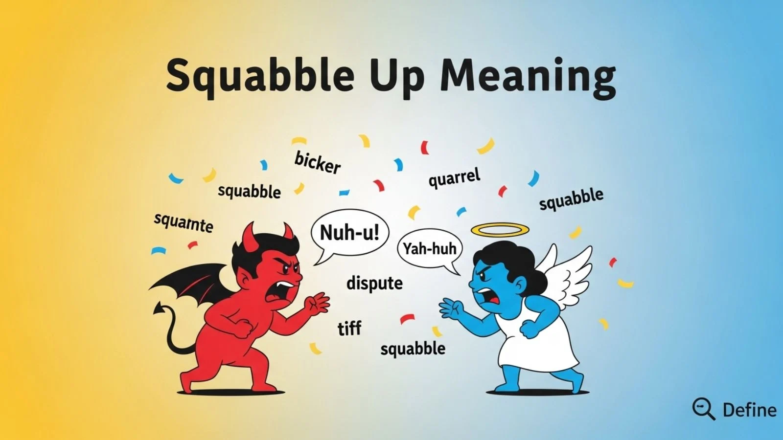 squabble up meaning