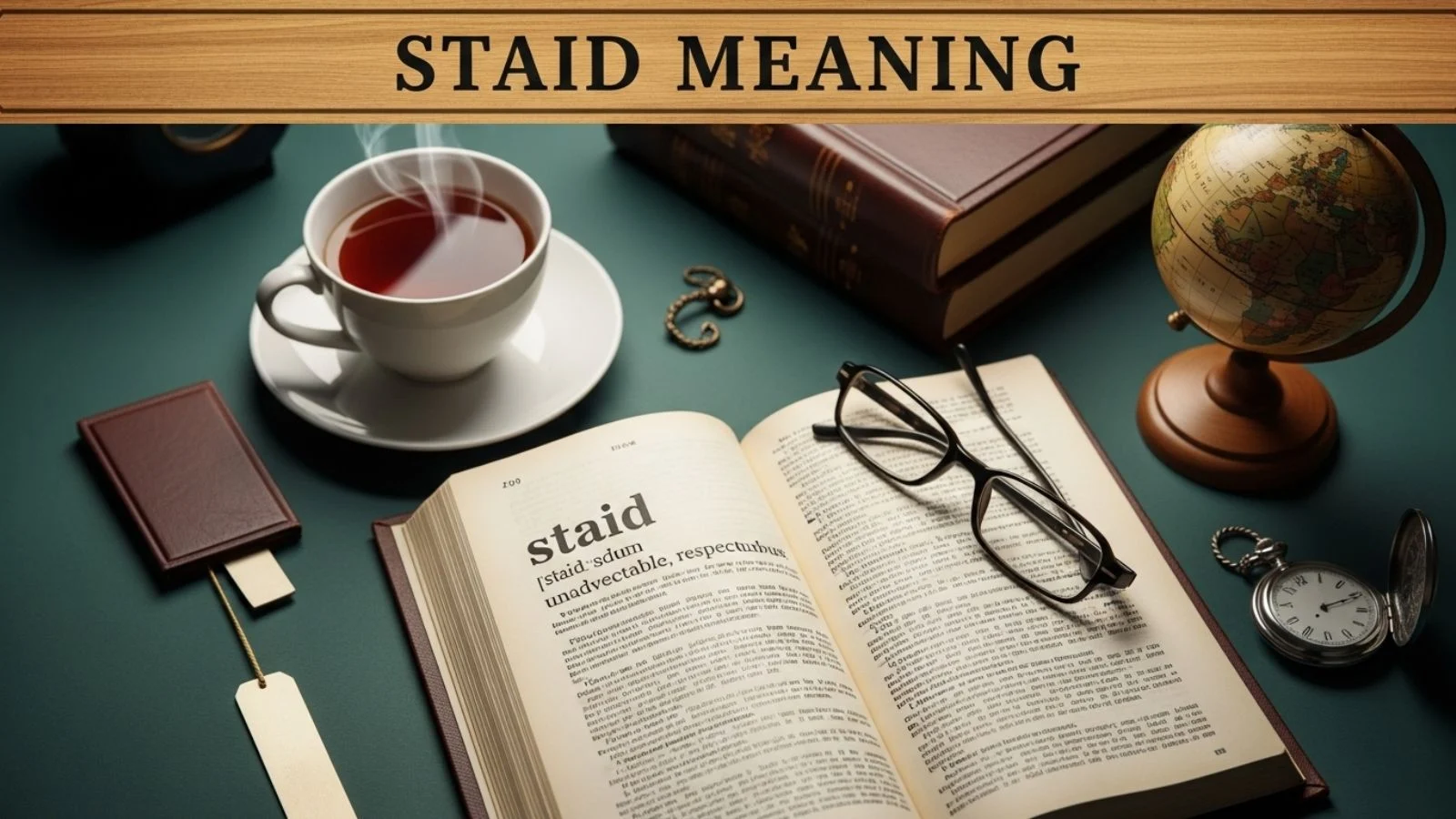 staid meaning