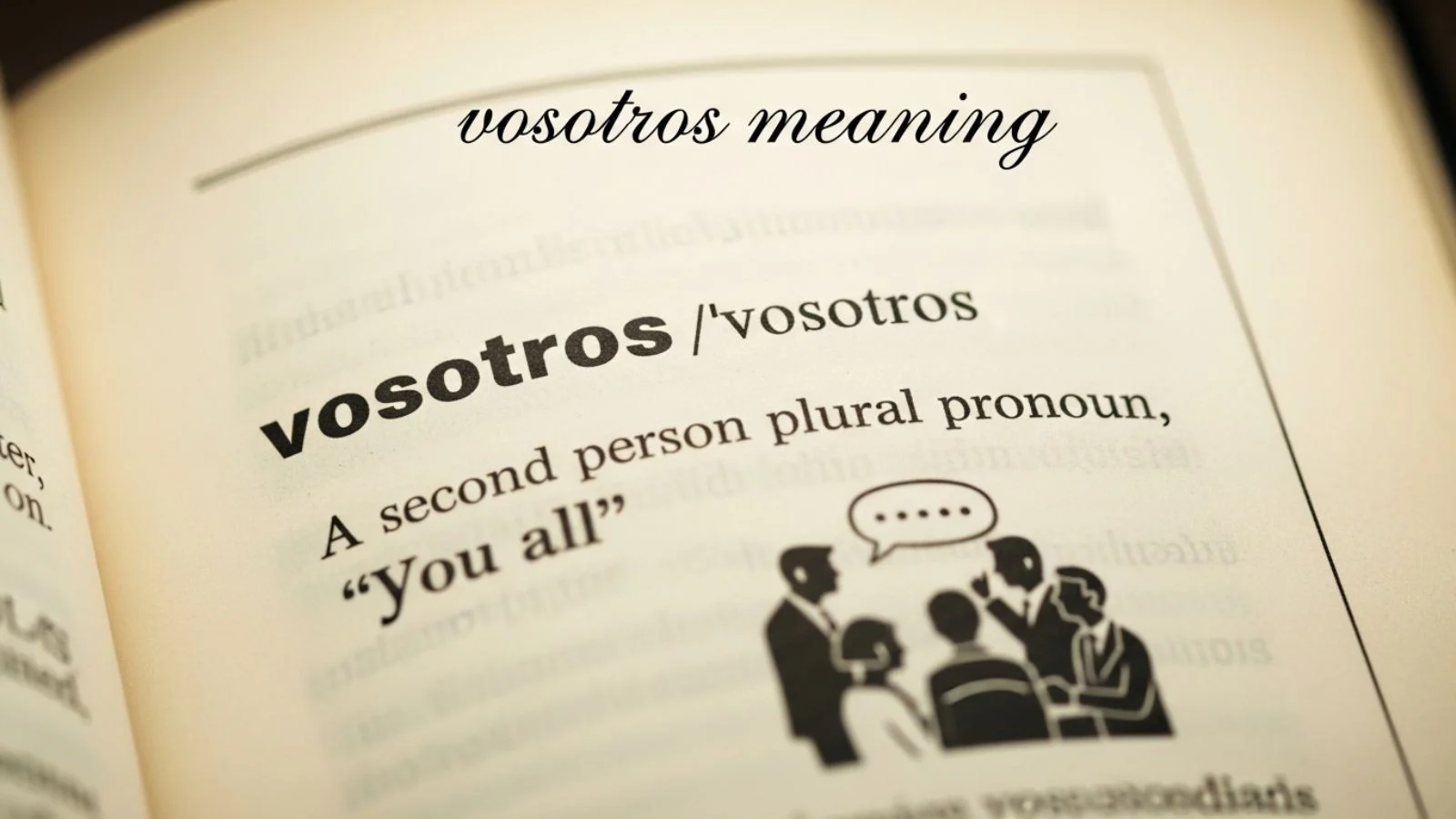 vosotros meaning