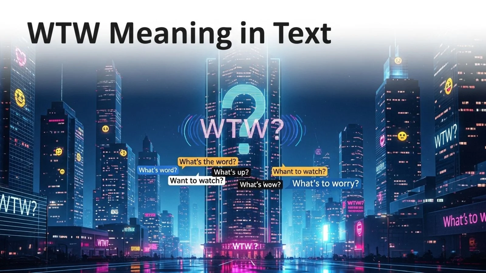 wtw meaning in text